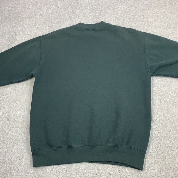Vintage California Highway Patrol Sweatshirt Size Med Green Crewneck Embroidered - Picture 9 of 12